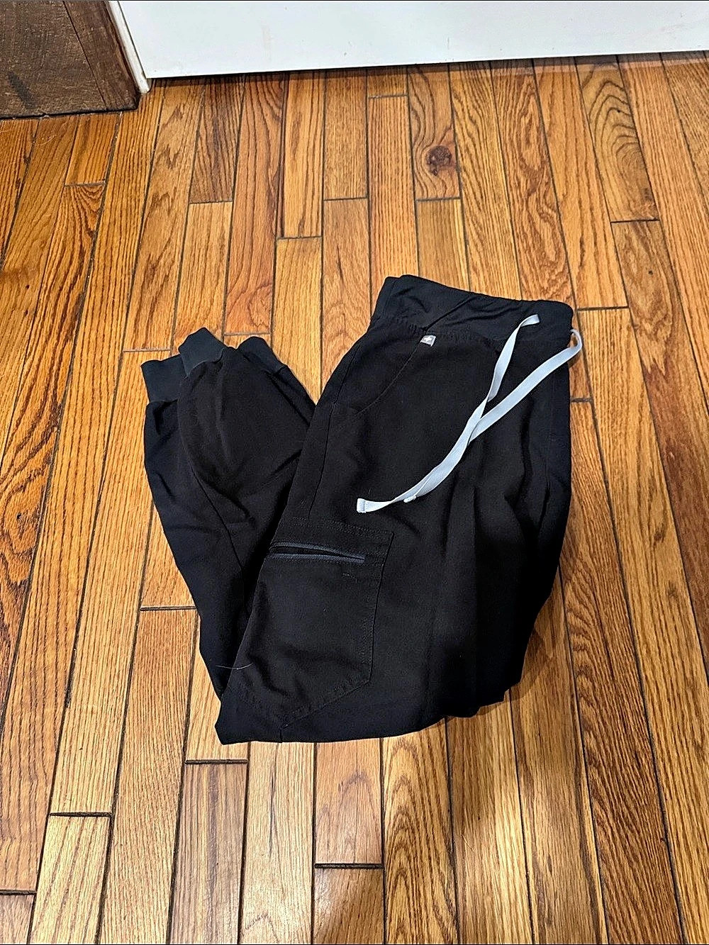 FIGS Technical Collection Black Jogger Pants Size M